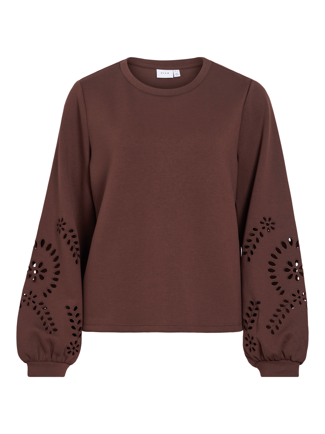 VISANDY Sweatshirt - Coffee Bean - VERO MODA & VILA Bergvik